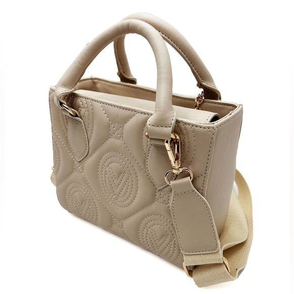 Valentino Orlando Light Taupe Top Handle/Crossbody V Logo Quilted Tote/P… - Picture 2 of 11